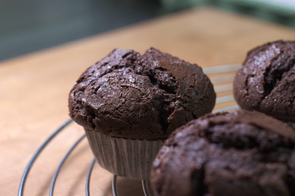 Schokoladen Muffins Backofen